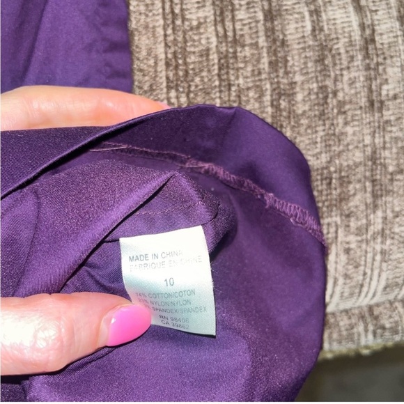 Theory Rich Purple Midi Dress - Picture 3 of 6